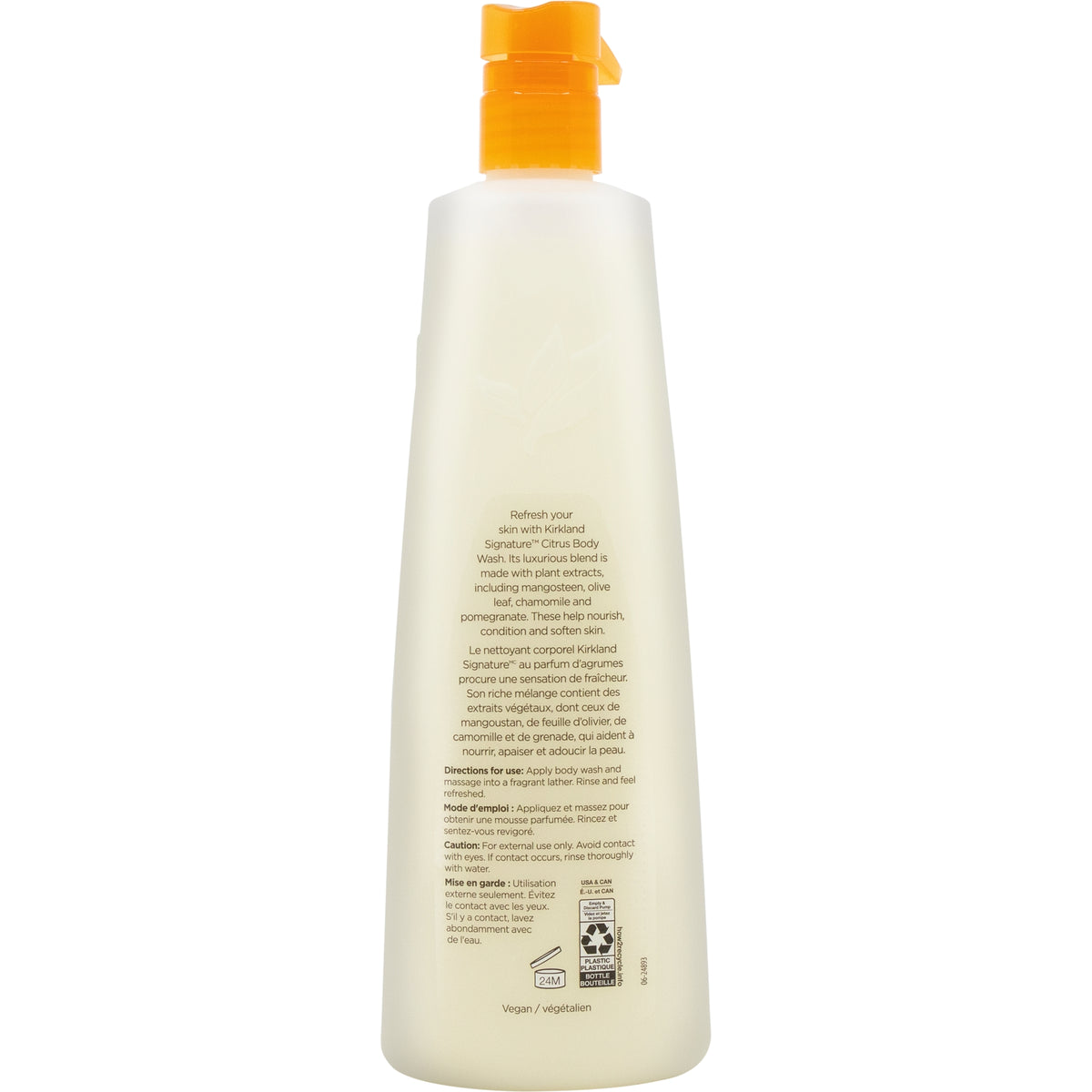 Kirkland Signature Liquid Body Wash, Citrus, 27 fl oz, 2 ct - product image 3