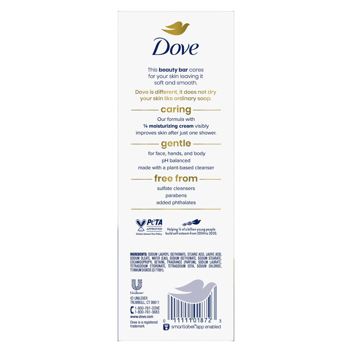 Dove Beauty Bar Soap, Original, 3.75 oz, 16 ct - product image 5