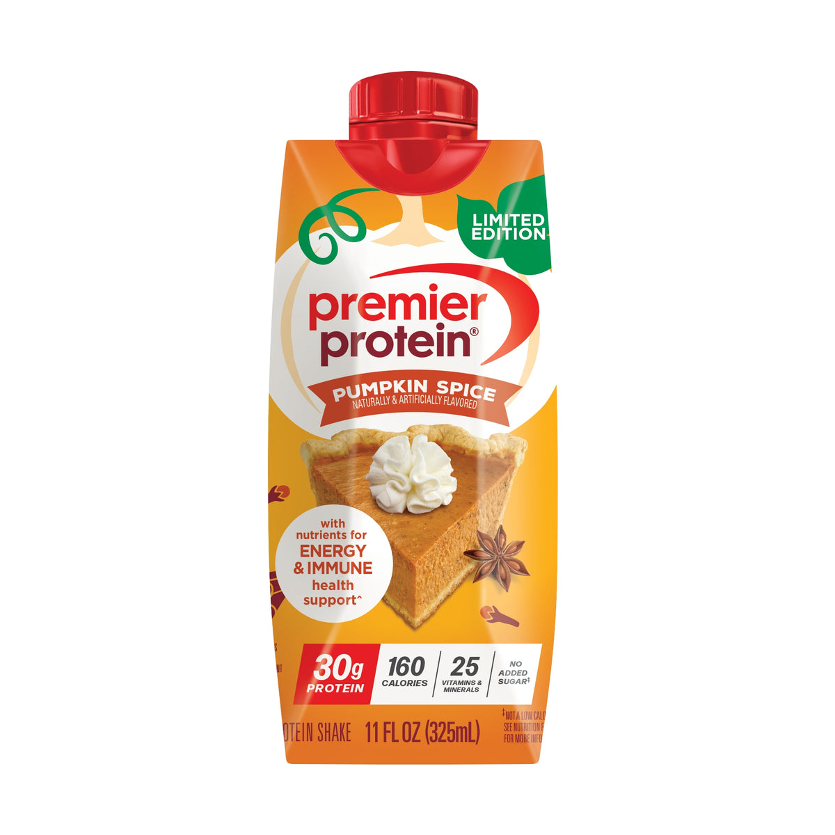 Premier Protein Shake, 30g Protein, Limited Edition Pumpkin Spice, 11 fl oz, 18 ct - product image 3