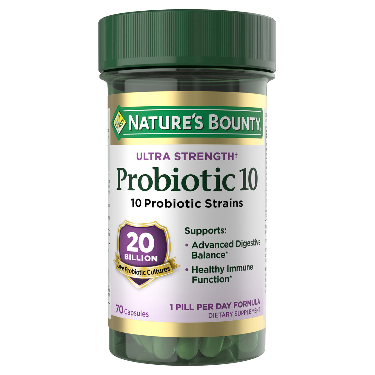 Nature's Bounty Ultra Strength Probiotic 10, 70 ct - product image 2