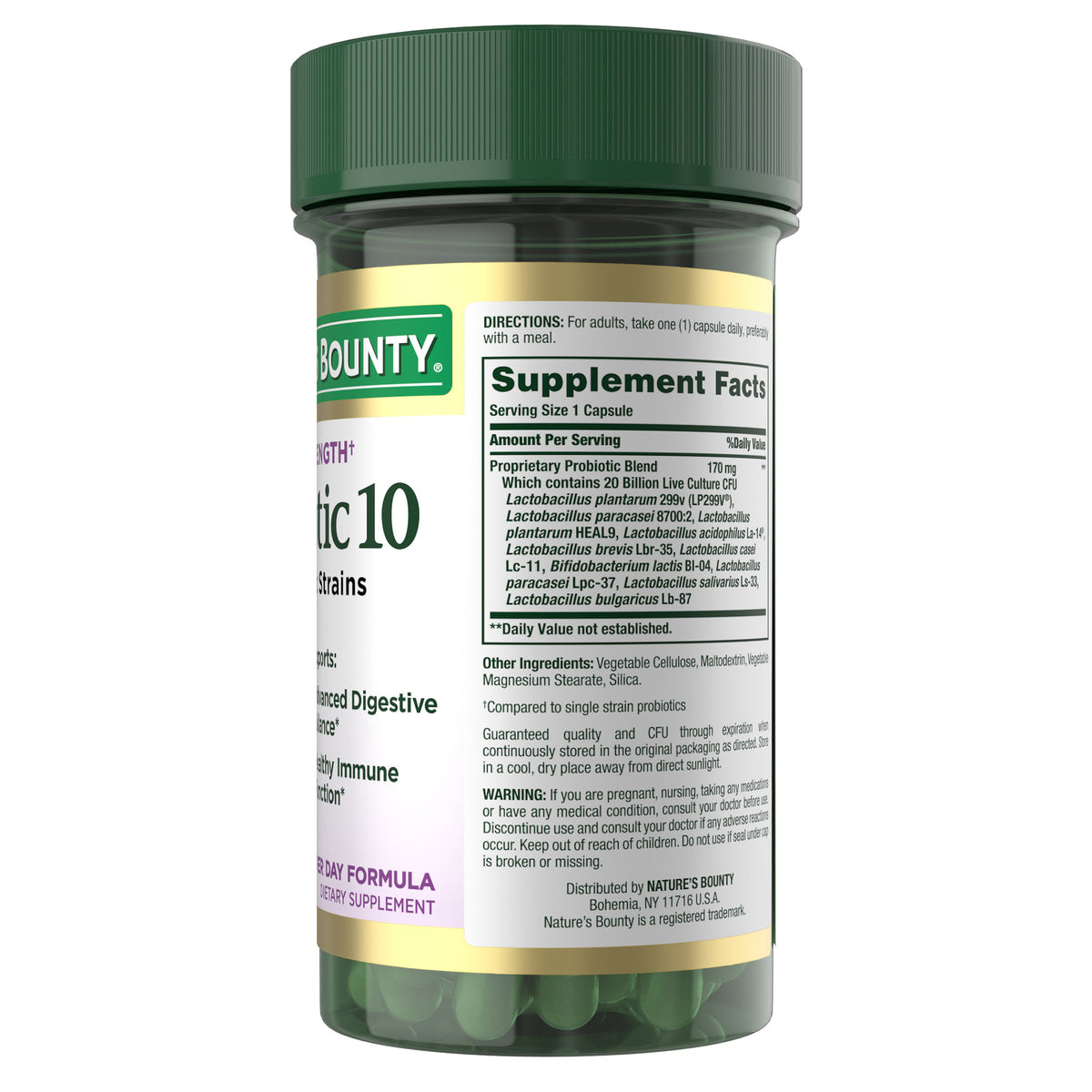 Nature's Bounty Ultra Strength Probiotic 10, 70 ct - product image 4
