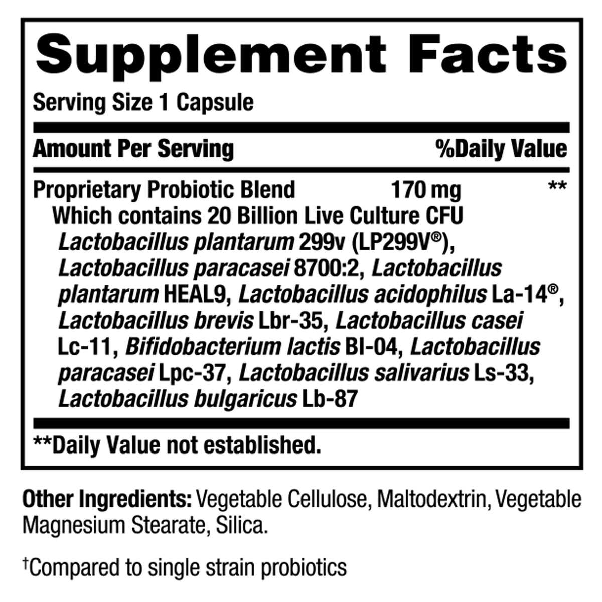 Nature's Bounty Ultra Strength Probiotic 10, 70 ct - product image 5