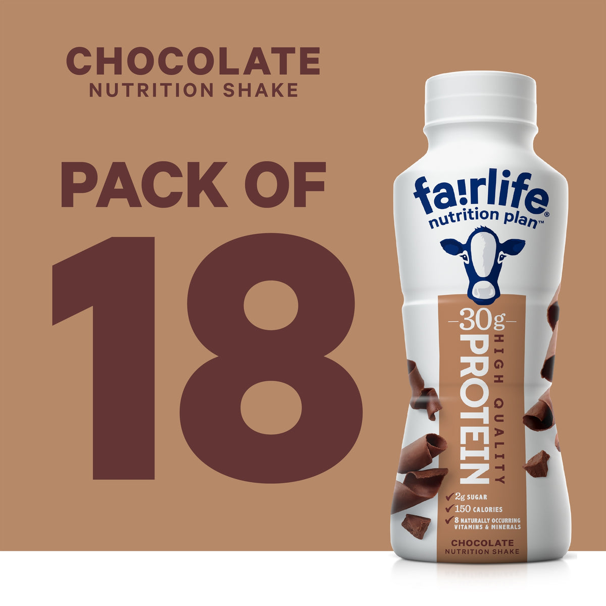 fairlife Nutrition Plan Protein Shake, 30g Protein, Chocolate, 11.5 fl oz, 18 ct - product image 8