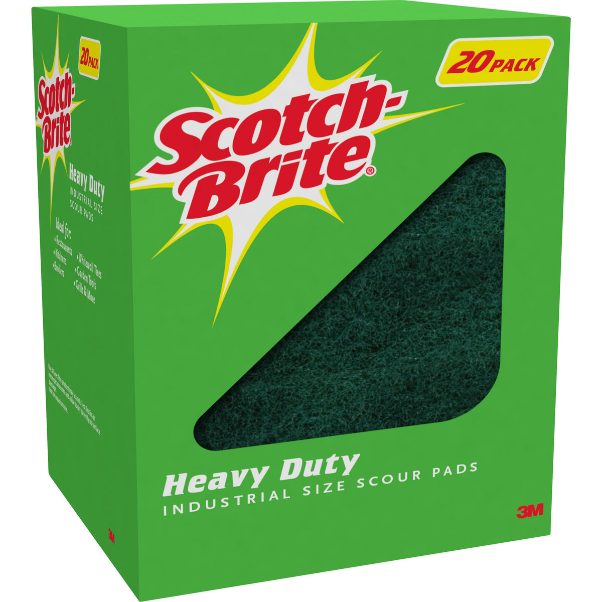 Scotch-Brite Heavy Duty Scour Pads, 6"L x 9"W, 20 ct - product image 2