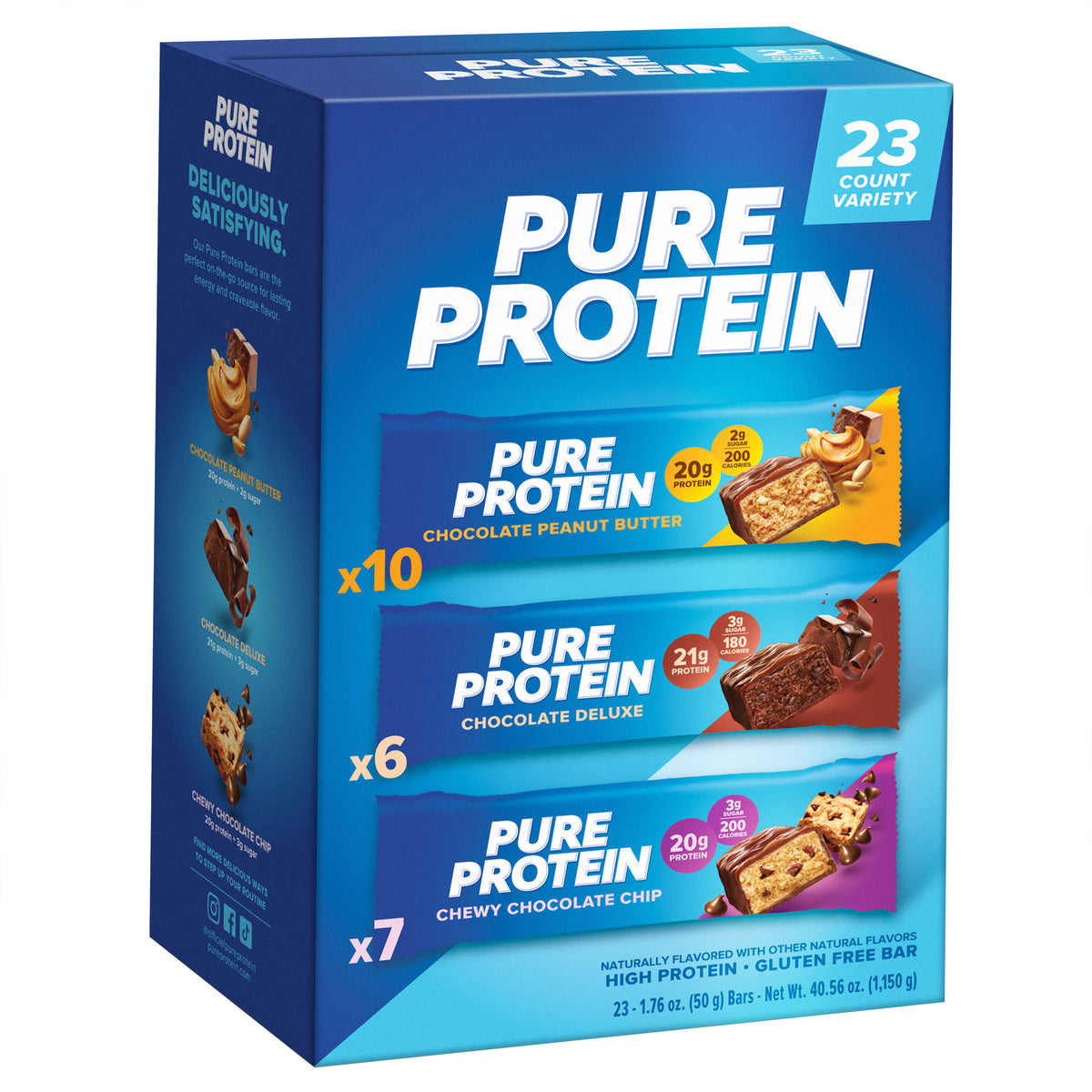 Bars, Variety Pack, 1.76 Oz, 23-Count