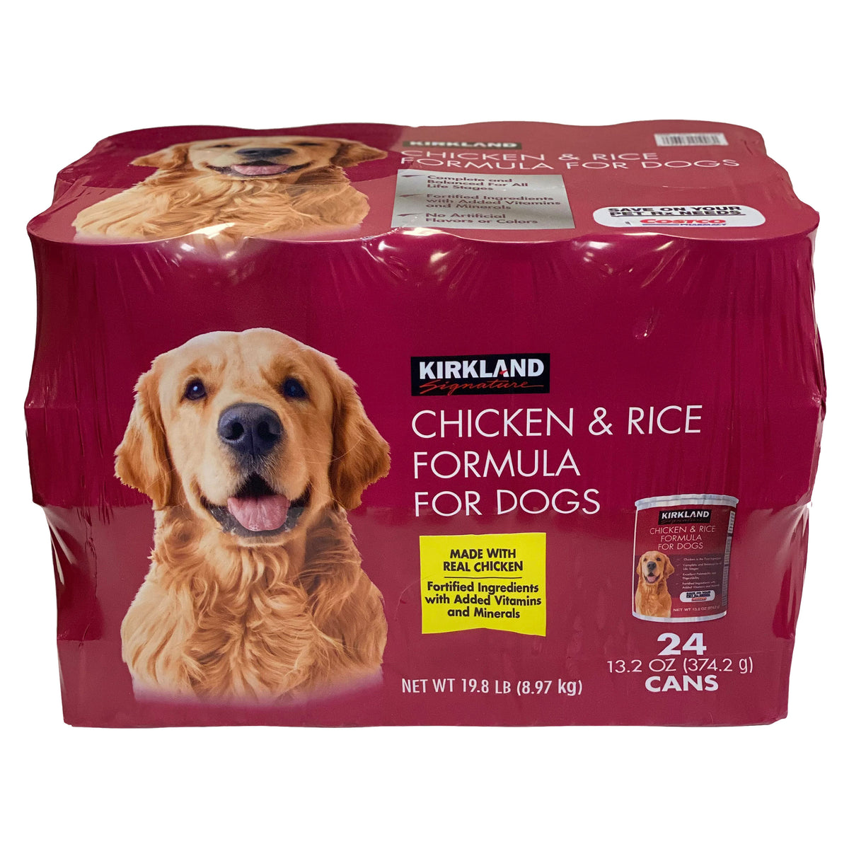 Kirkland Signature Dog Food, Chicken & Rice Formula, 13.2 oz, 24 ct - product image 2