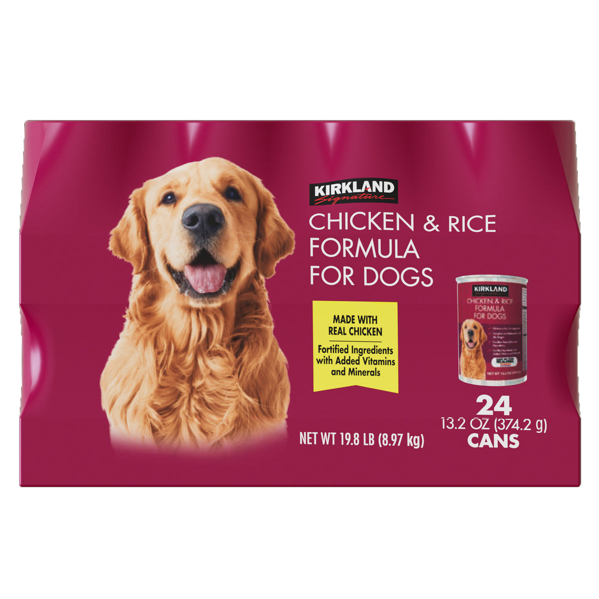 Kirkland Signature Dog Food, Chicken & Rice Formula, 13.2 oz, 24 ct - product image 4