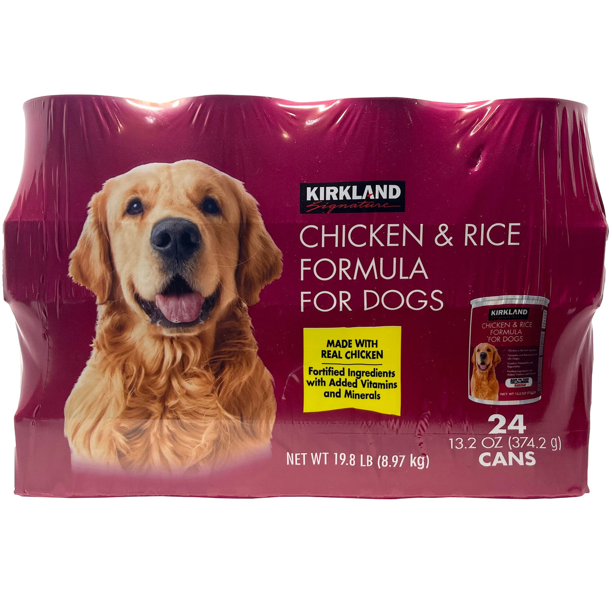 Kirkland Signature Dog Food, Chicken & Rice Formula, 13.2 oz, 24 ct - product image 1
