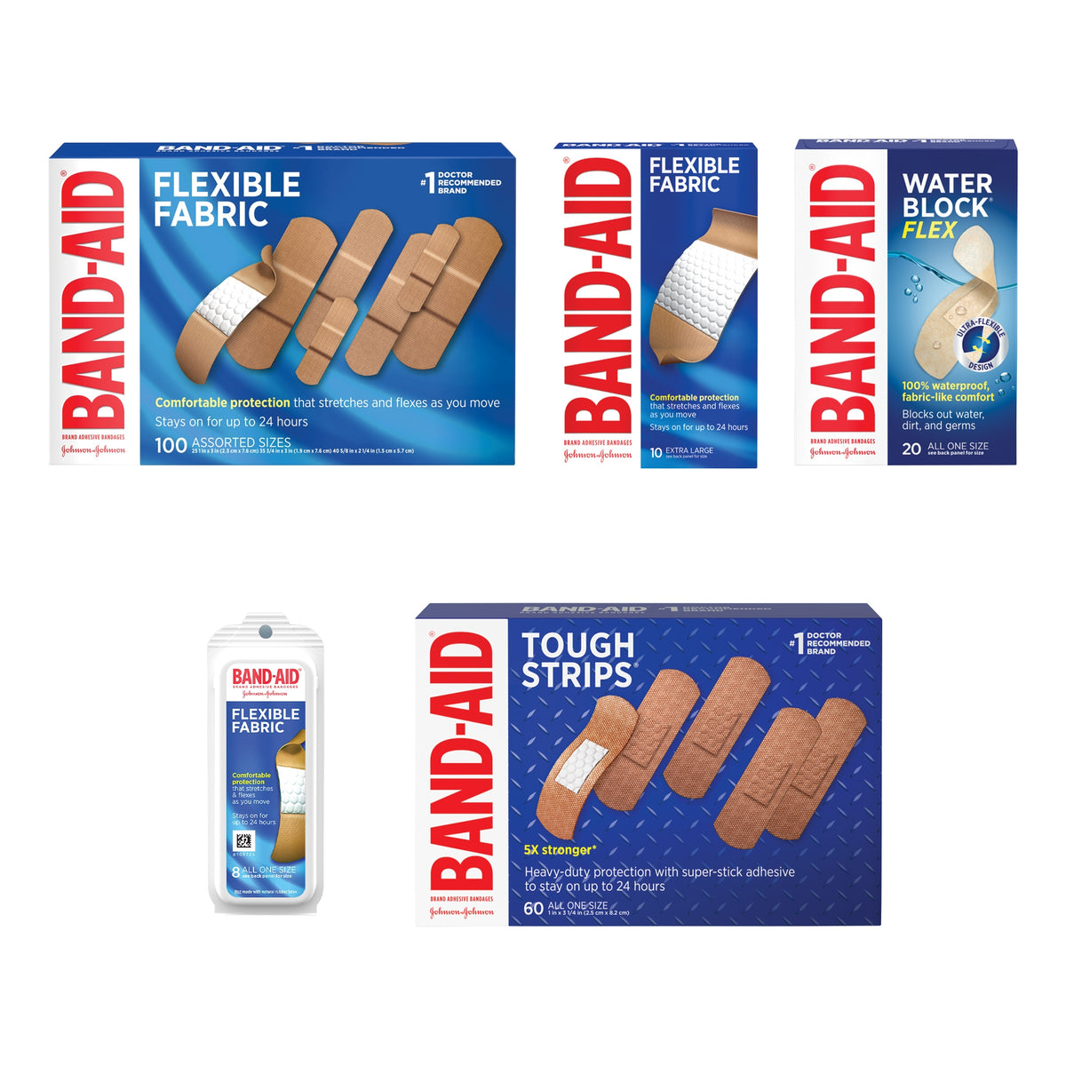 Band-Aid Adhesive Bandages, Assorted, 198 ct - product image 3