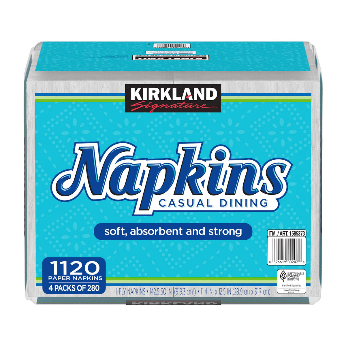 Kirkland Signature Casual Dining Paper Napkins, White, 1120 ct - product image 5