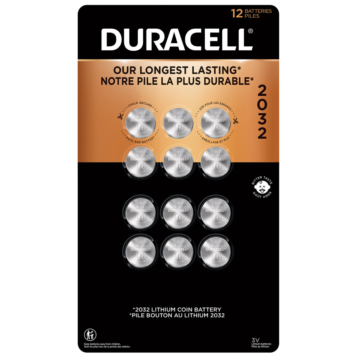 Duracell 2032 Lithium Coin Batteries, 12 ct - product image 5