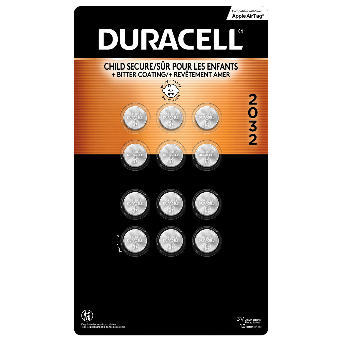 Duracell 2032 Lithium Coin Batteries, 12 ct - product image 2