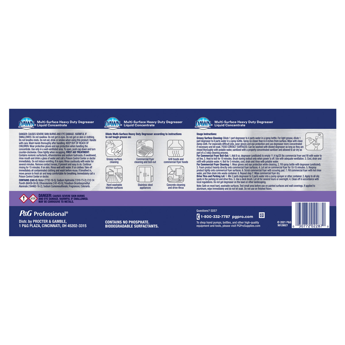 Dawn Professional Kitchen Surface Degreaser, Liquid Concentrate, 1 gal - product image 3