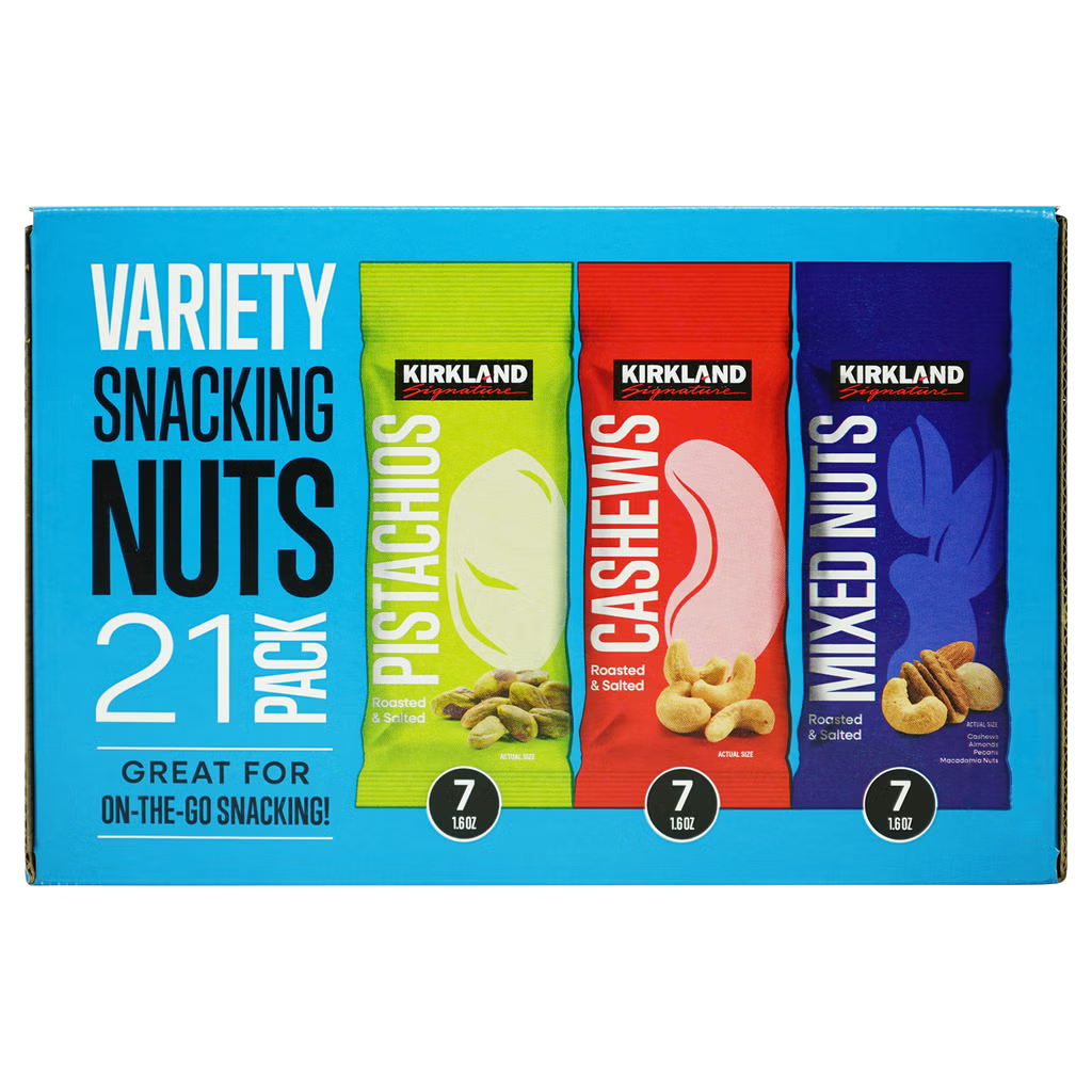 Kirkland Signature Snacking Nuts 21 CT