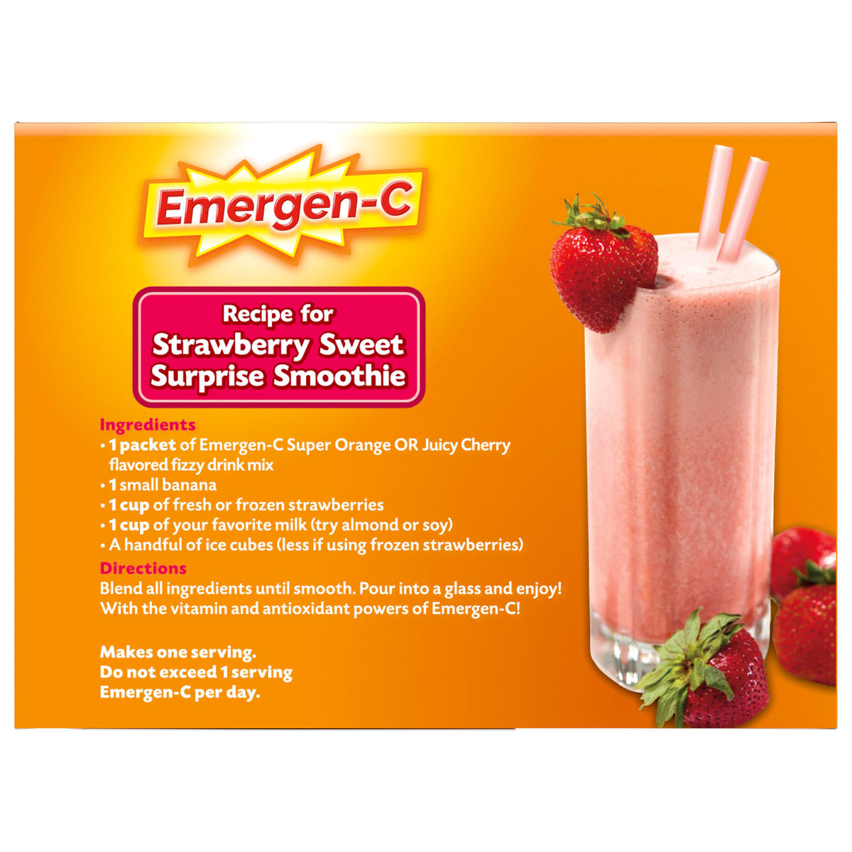 Emergen-C 1000 mg Vitamin C Daily Immune Support Fizzy Drink Mix, Variety Pack, 120 ct - product image 4