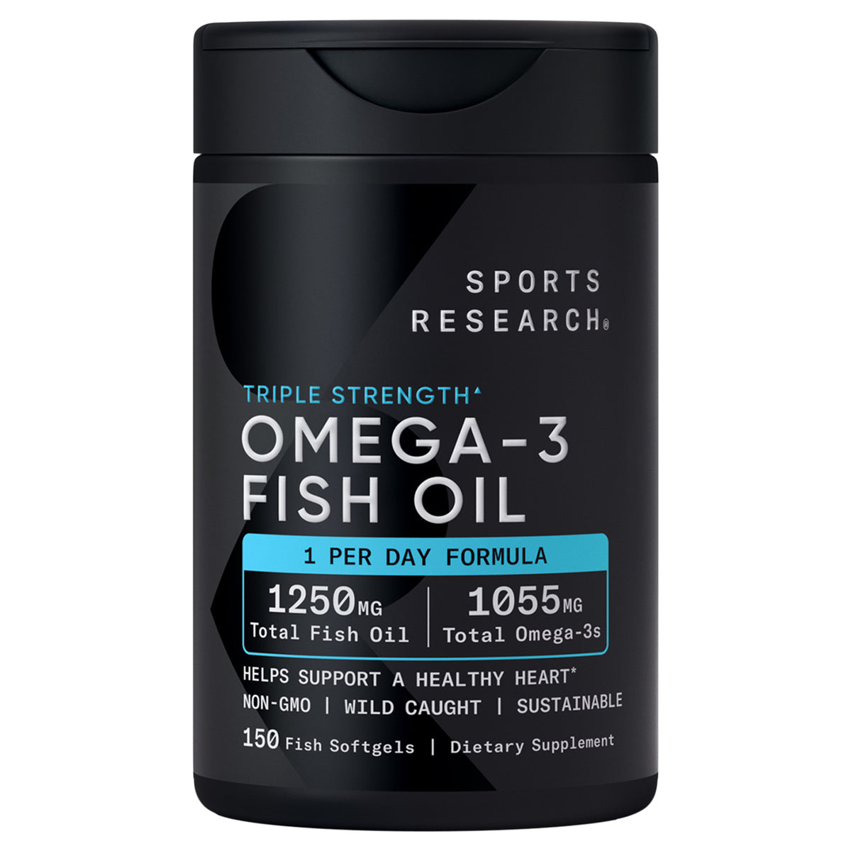 Sports Research Triple Strength Omega-3 Fish Oil, 150 Fish Softgels - product image 4