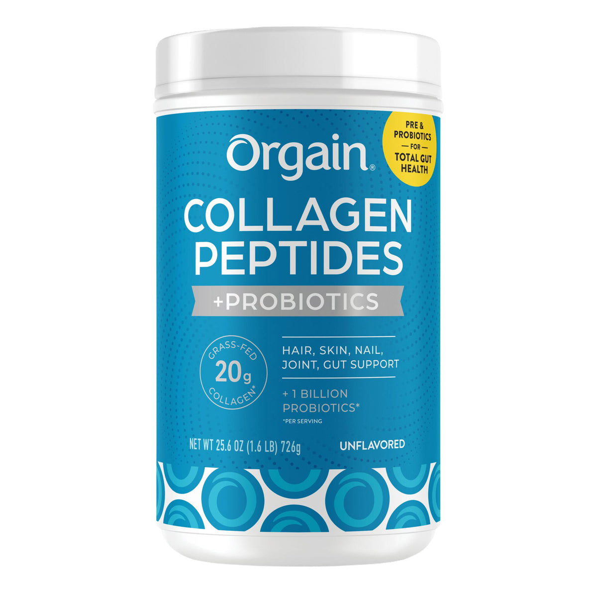 Orgain Collagen Peptides with Probiotics, Unflavored, 25.6 oz - product image 7