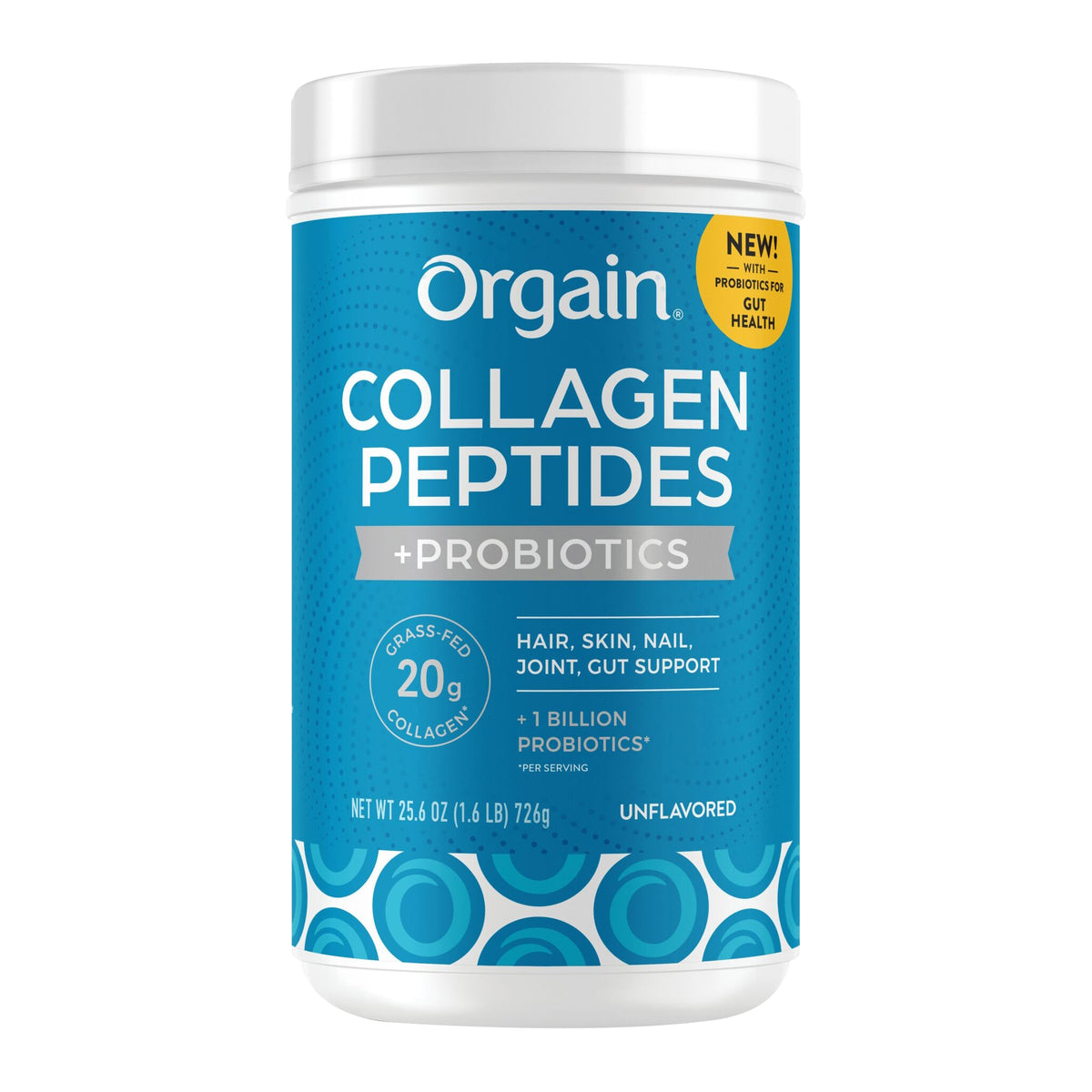 Orgain Collagen Peptides with Probiotics, Unflavored, 25.6 oz - product image 1