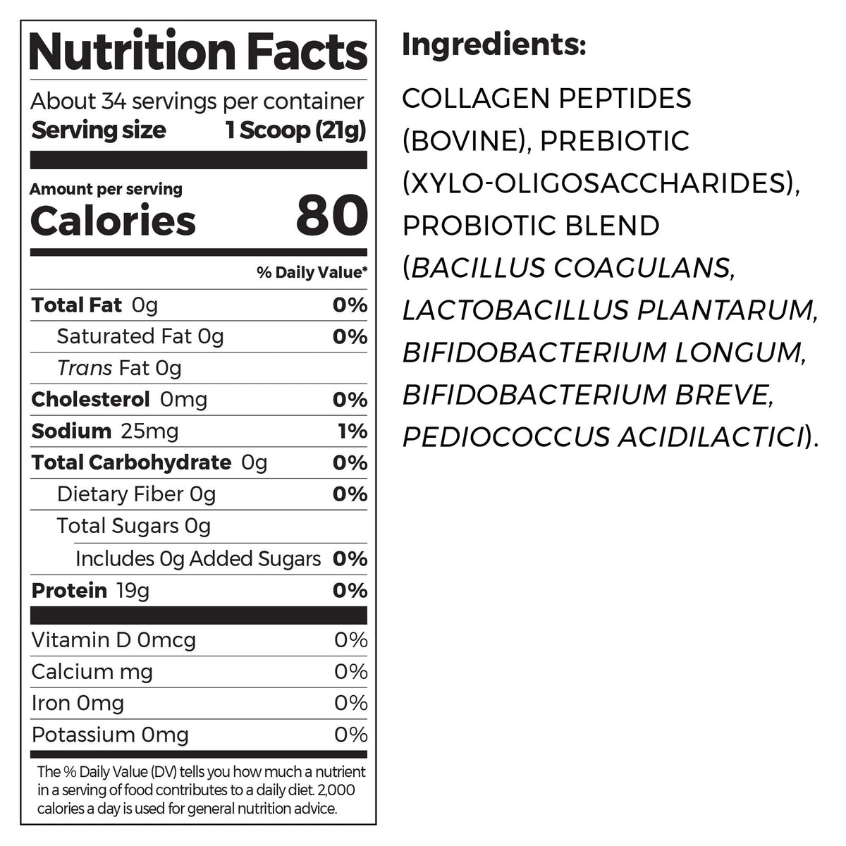 Orgain Collagen Peptides with Probiotics, Unflavored, 25.6 oz - product image 4