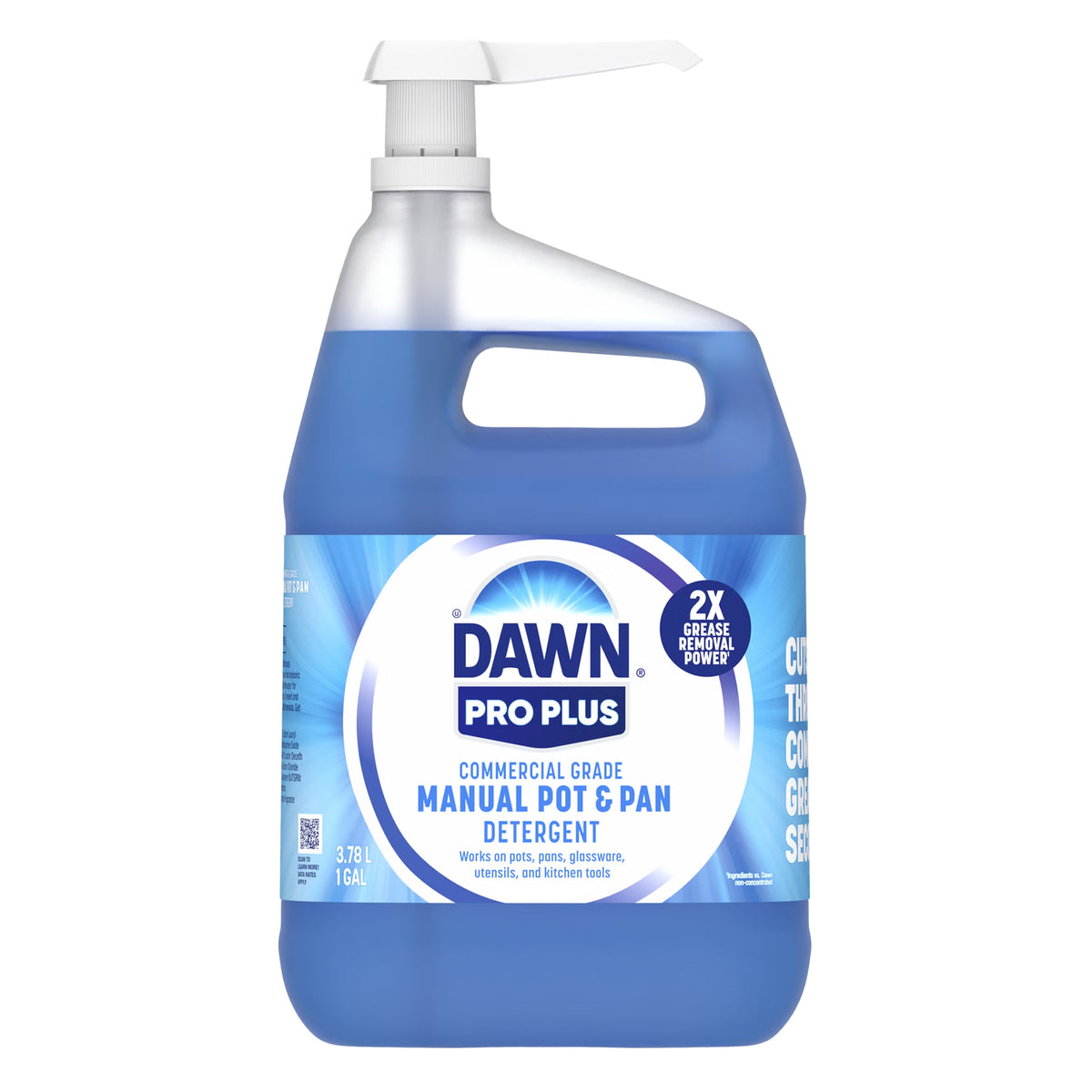 Dawn PRO Plus Commercial Grade Manual Pot and Pan Dish Detergent, Liquid Concentrate, 1 gal - image 1