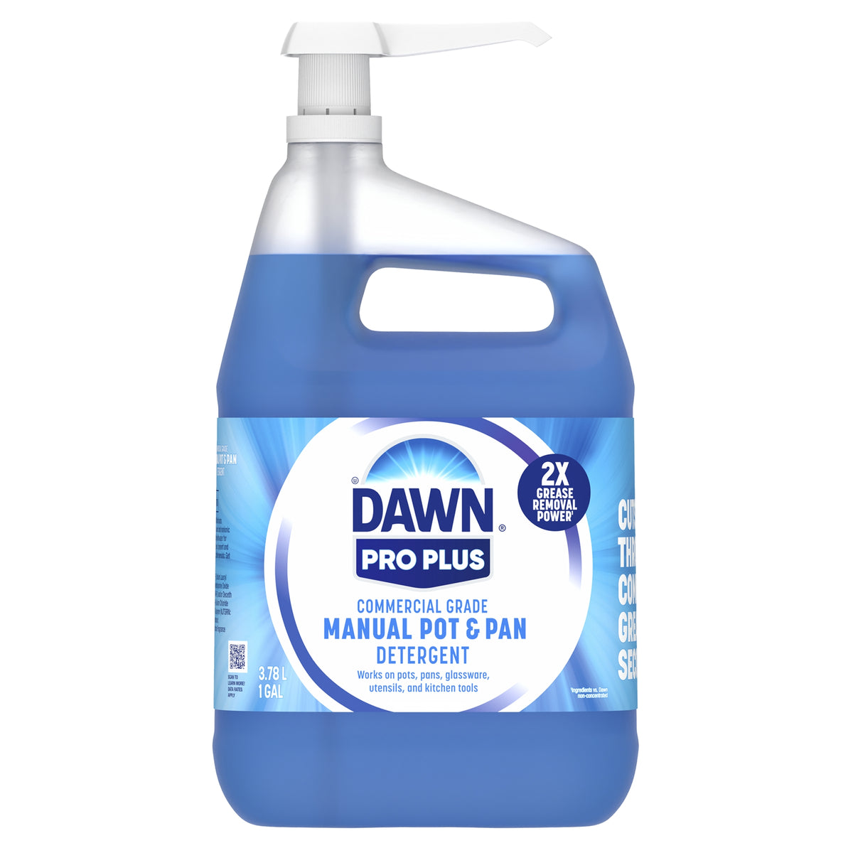 Dawn PRO Plus Commercial Grade Manual Pot and Pan Dish Detergent, Liquid Concentrate, 1 gal - product image 1