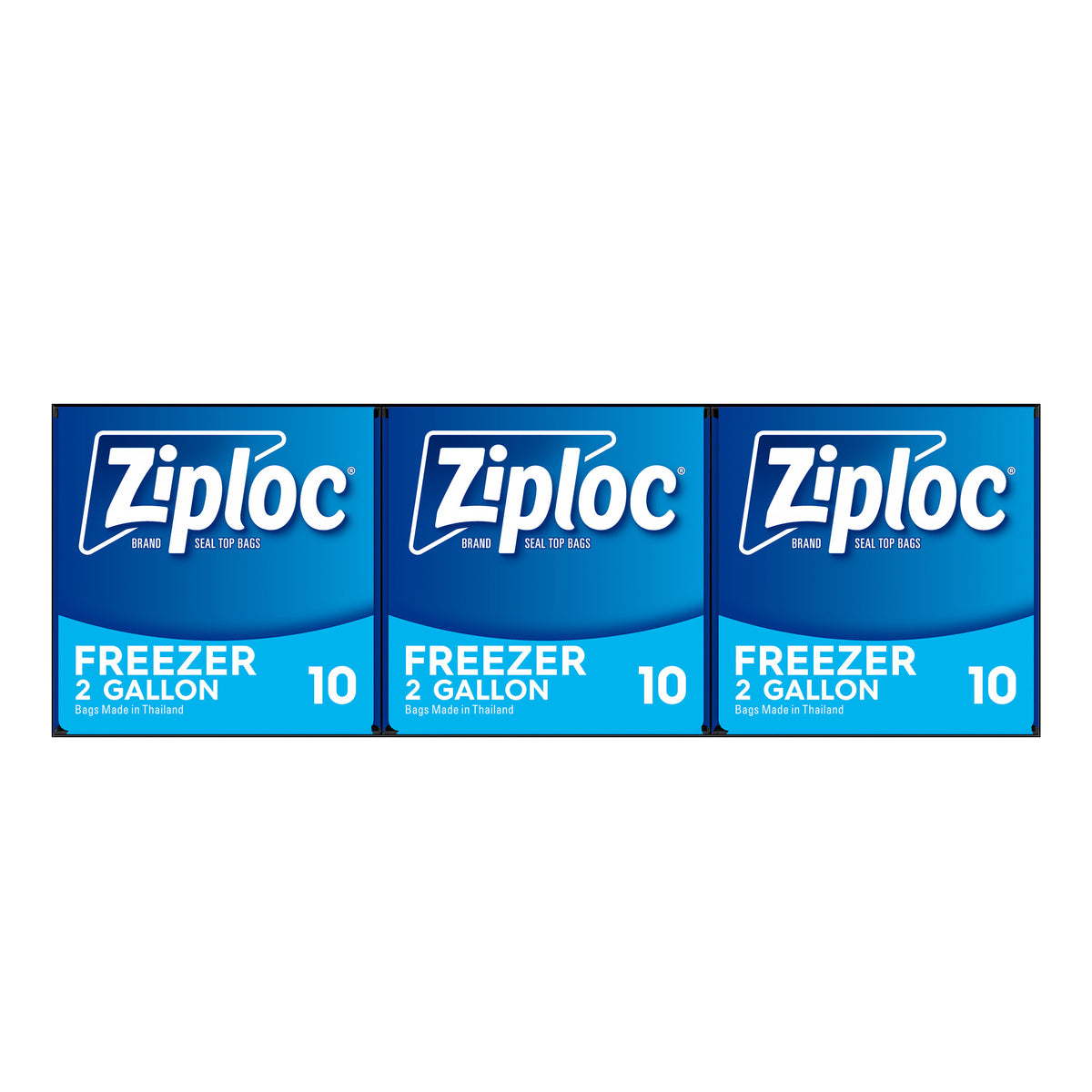 Ziploc Grip 'n Seal Freezer Bags, 2 Gallon, 30 ct - product image 5