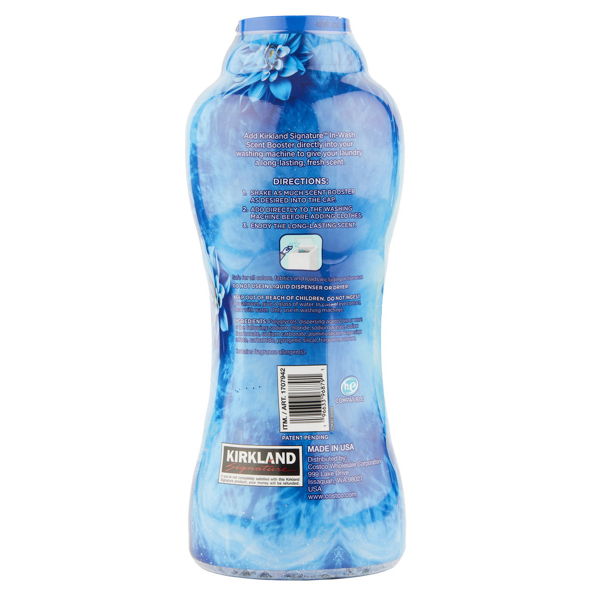 Kirkland Signature Ultra Fresh In-Wash Scent Booster, HE Compatible, Fresh Scent, 45.9 oz - product image 6
