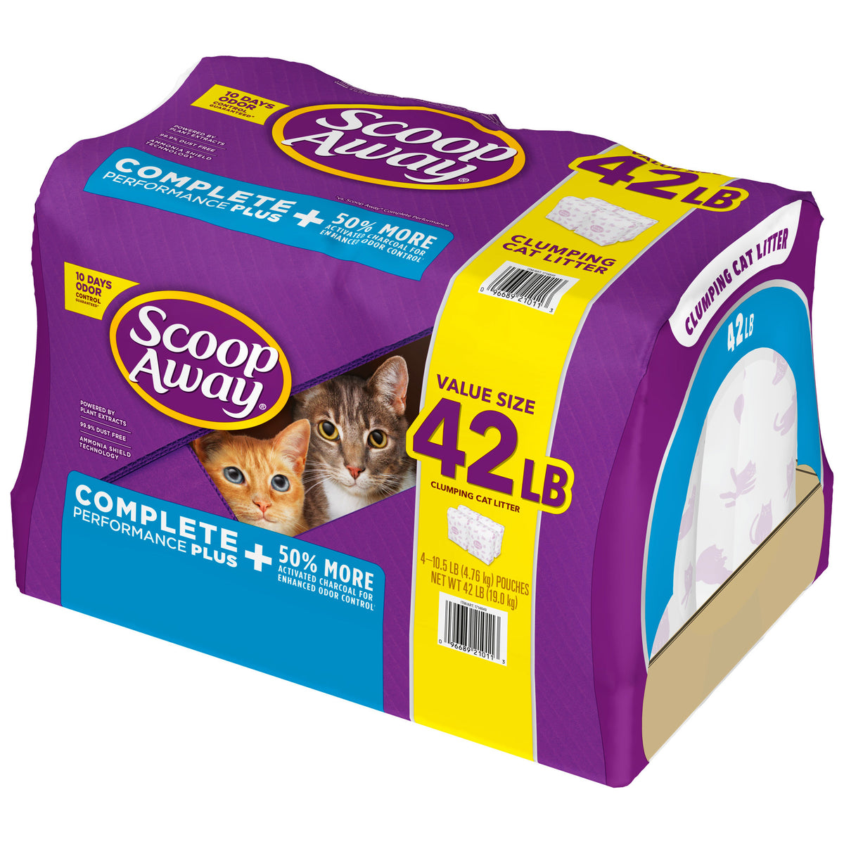 Scoop Away Complete Performance Plus, Clumping Cat Litter, Fresh Scent, 10.5 lbs, 4 ct - product image 4