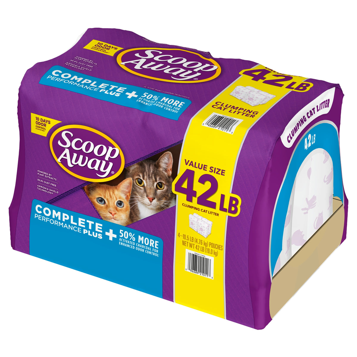 Scoop Away Complete Performance Plus, Clumping Cat Litter, Fresh Scent, 10.5 lbs, 4 ct - product image 2