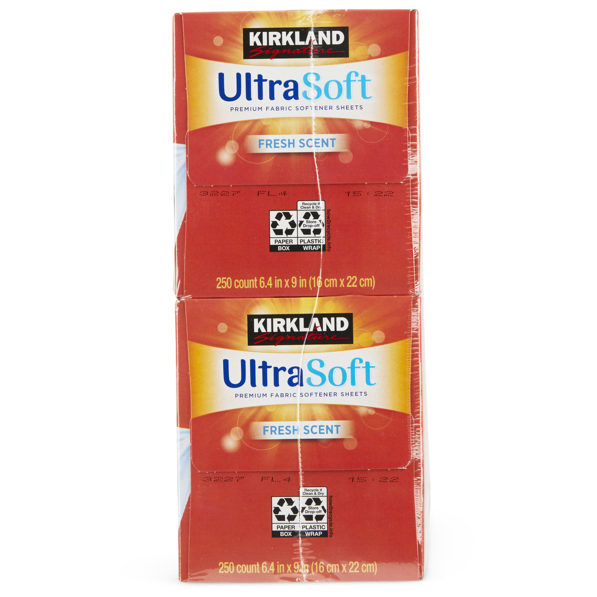 Kirkland Signature Fabric Softener Sheets, Premium Ultra Soft, Fresh Scent, 250 Sheets, 2 ct - product image 2