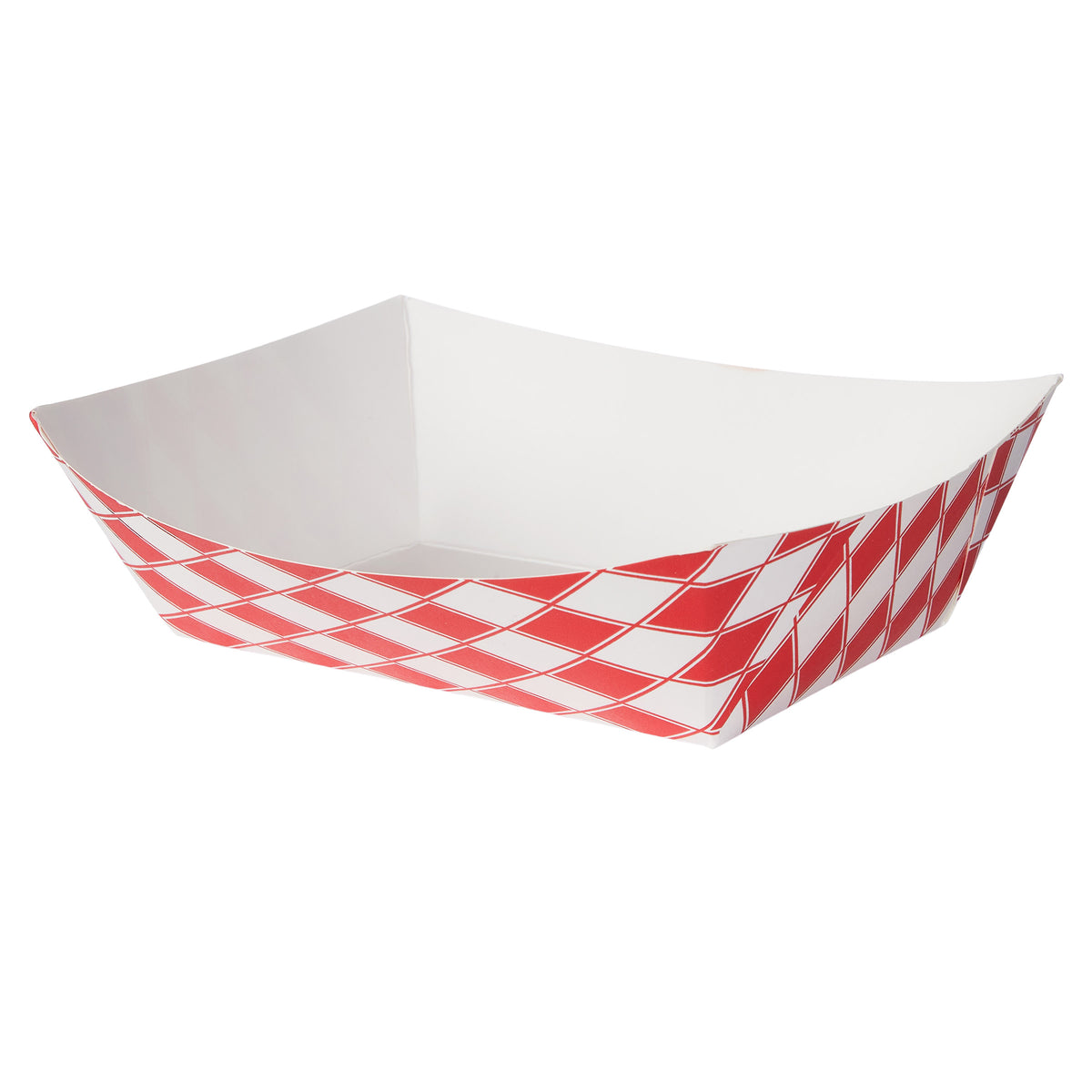 Vital International Solutions Paper Food Tray, 3 lb, Red/White Check, 500 ct - product image 4