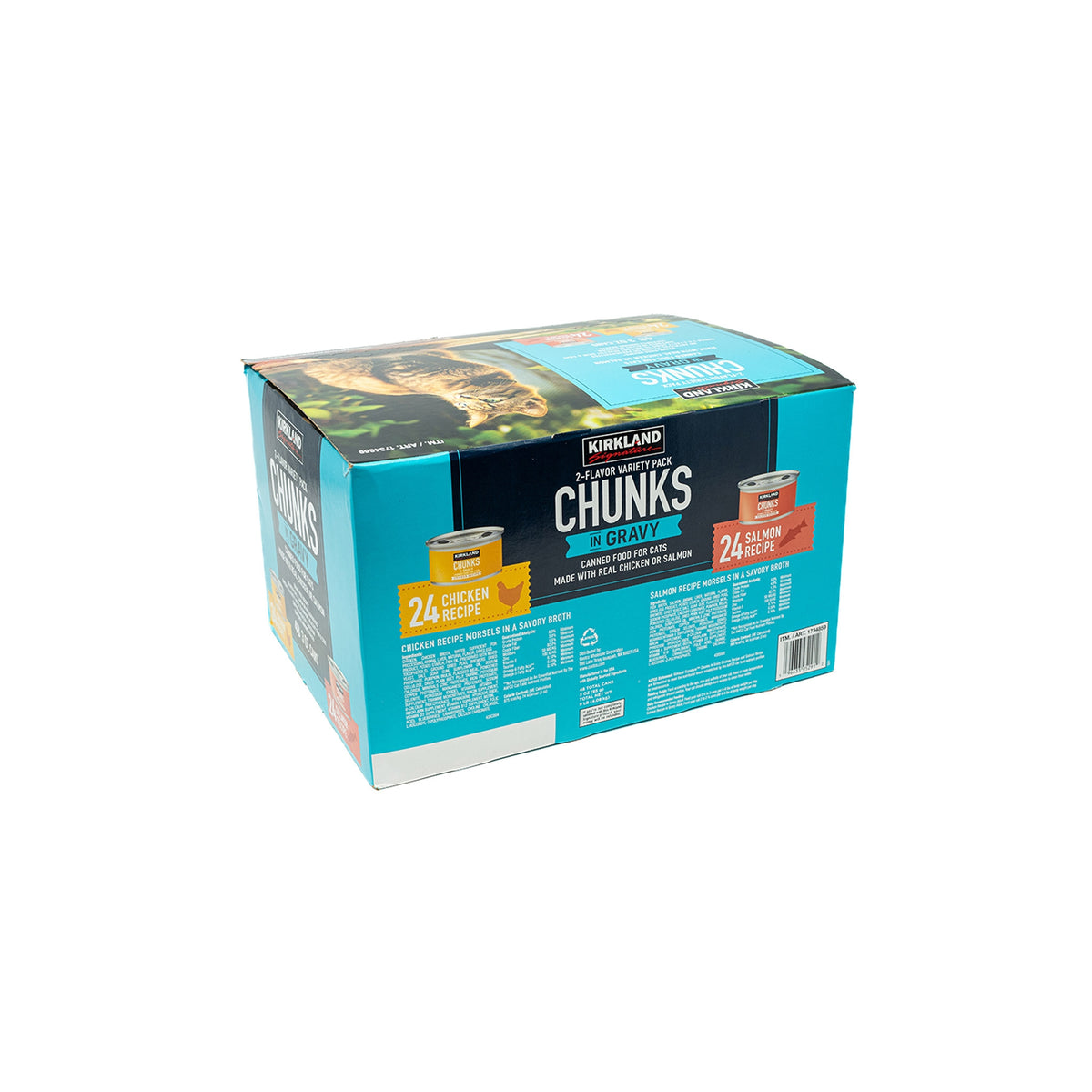 Kirkland Signature Canned Cat Food, Chunks in Gravy, Variety Pack, 3 oz, 48 ct - product image 12