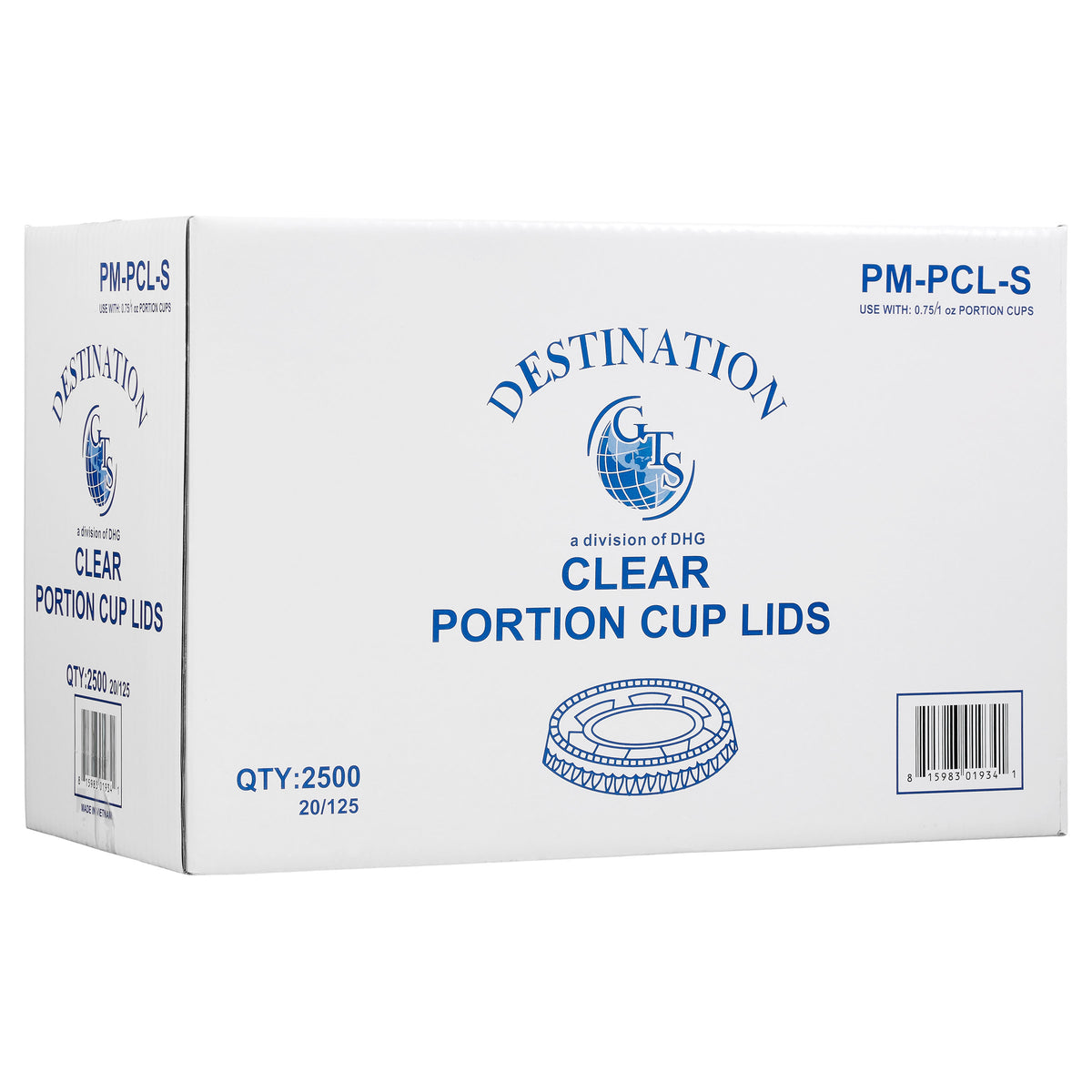 Vital International Solutions Portion Cup Lids, 1 oz, Clear, 2500 ct - product image 4