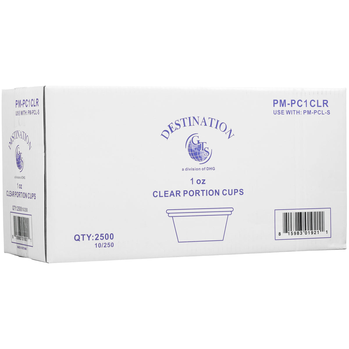 Vital International Solutions Portion Cups, 1 oz, Clear, 2500 ct - product image 2