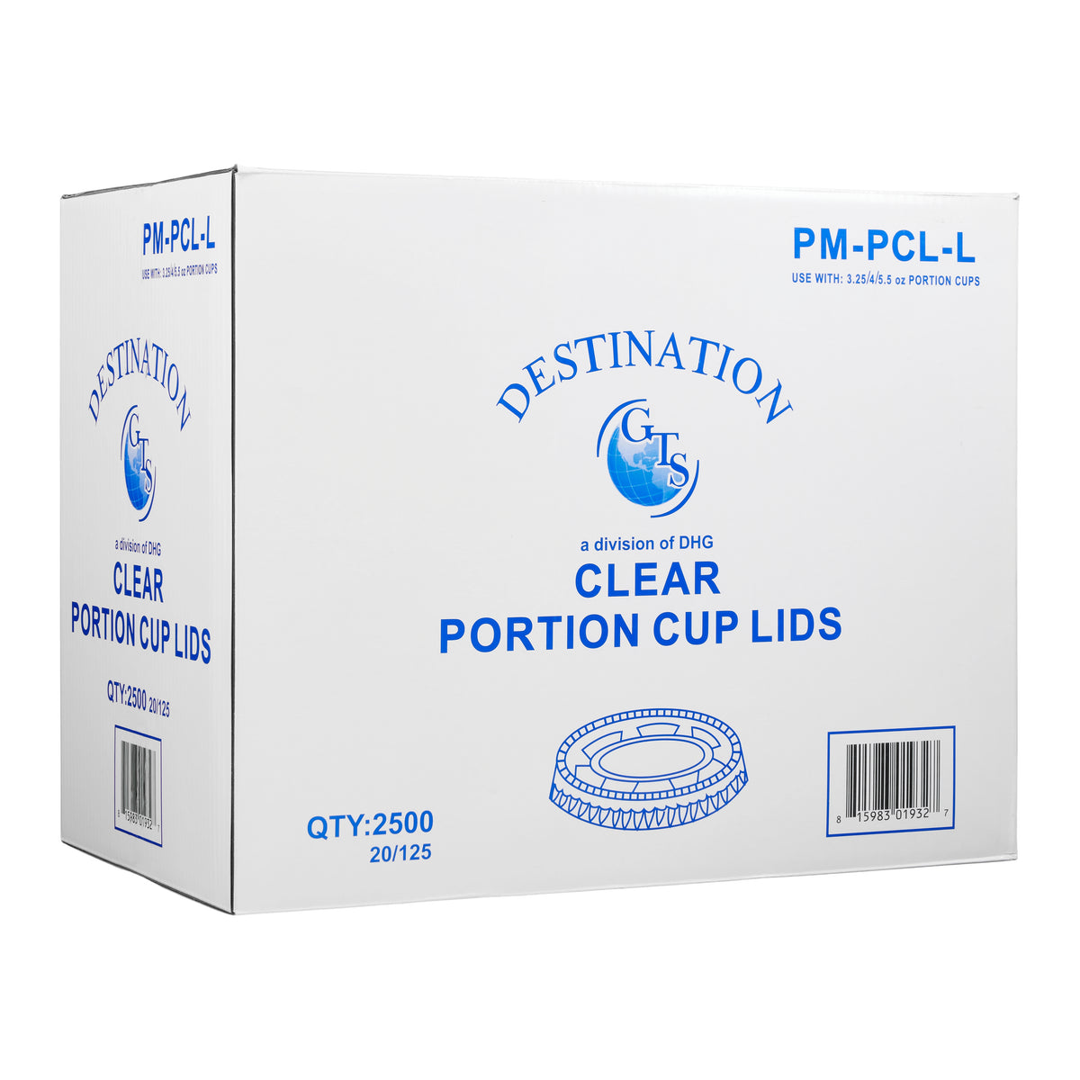 Vital International Solutions Portion Cup Lids, 4 oz, Clear, 2500 ct - product image 2