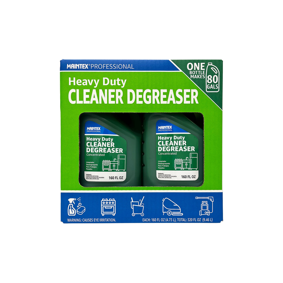 Maintex Professional Cleaner Degreaser, Heavy Duty, Concentrated, 160 fl oz, 2 ct - product image 7