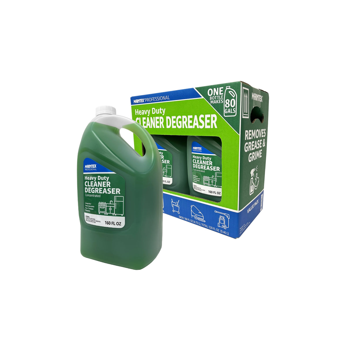 Maintex Professional Cleaner Degreaser, Heavy Duty, Concentrated, 160 fl oz, 2 ct - product image 3
