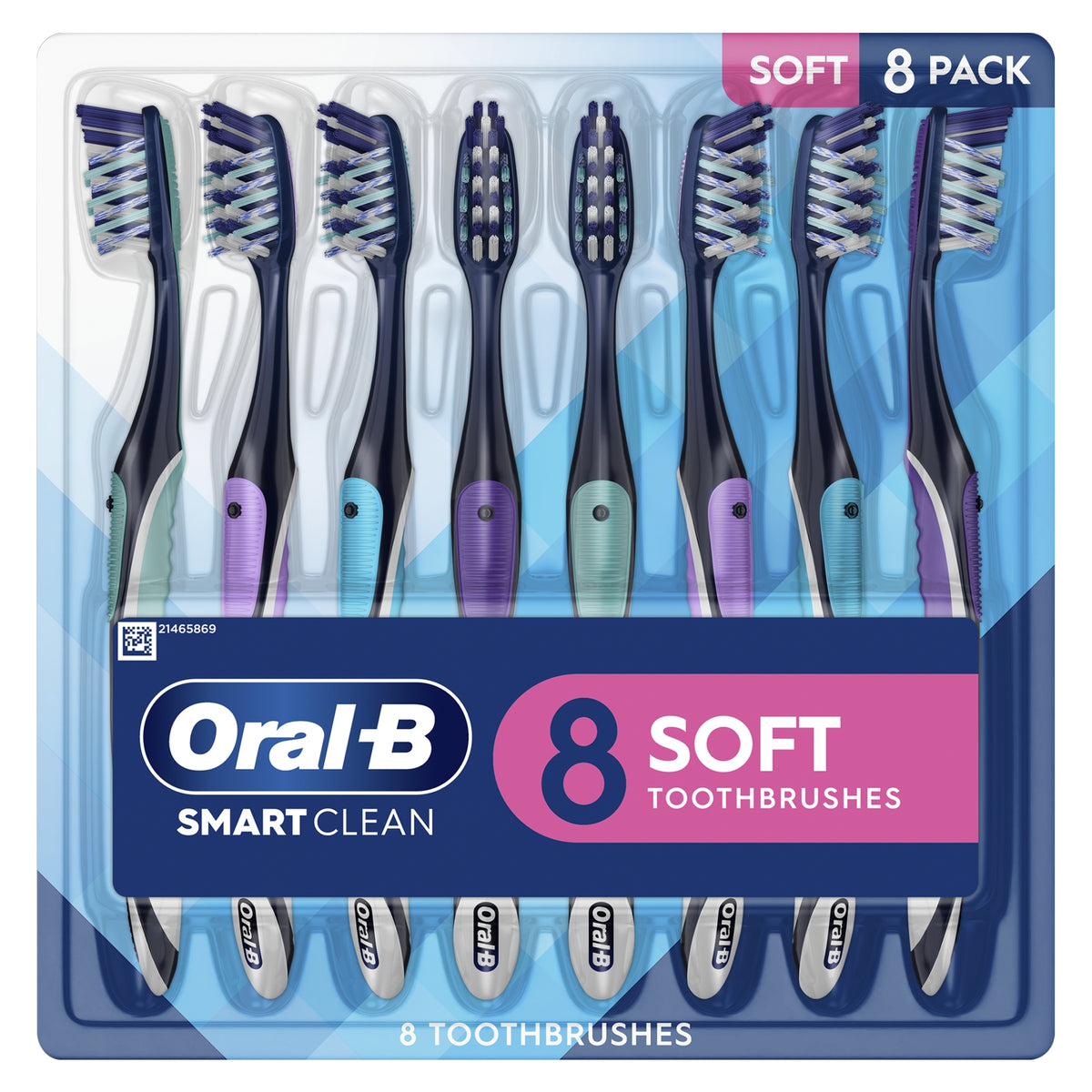 Oral-B CrossAction Toothbrush, Soft or Medium Bristle, 8 ct - product image 1