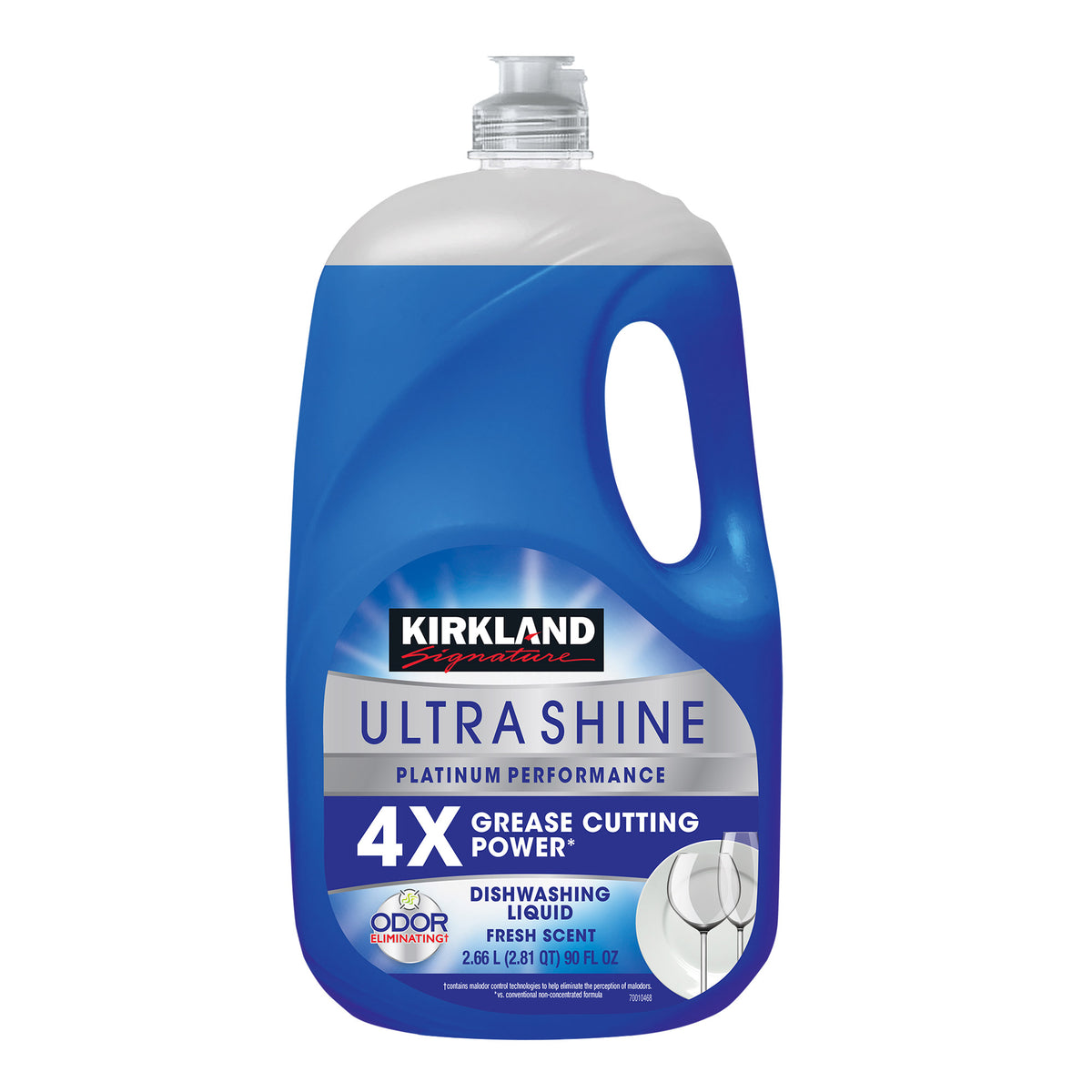 Kirkland Signature Ultra Shine Dishwashing Liquid, Fresh Scent, 90 fl oz - product image 3