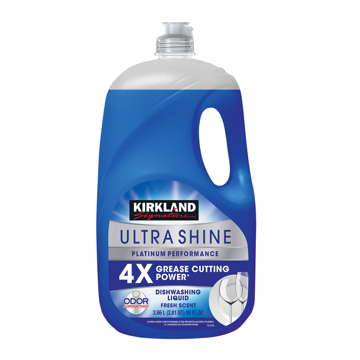 Kirkland Signature Ultra Shine Dishwashing Liquid, Fresh Scent, 90 fl oz - product image 5