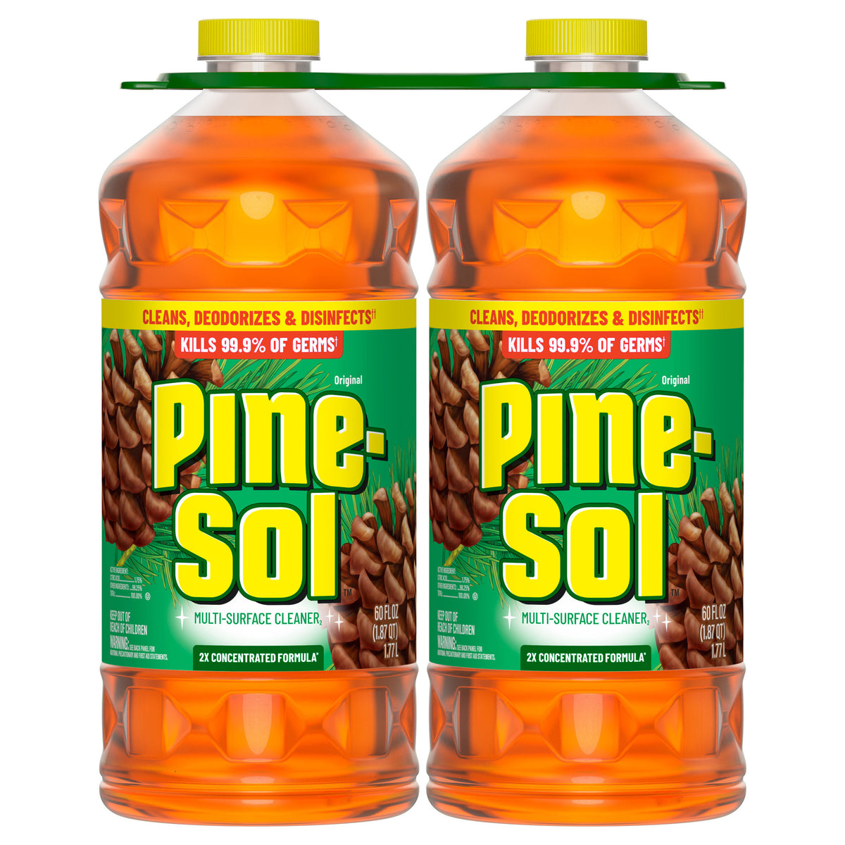 Pine-Sol Multi-Surface Cleaner, 2X Concentrated, Original, 60 fl oz, 2 ct - product image 5