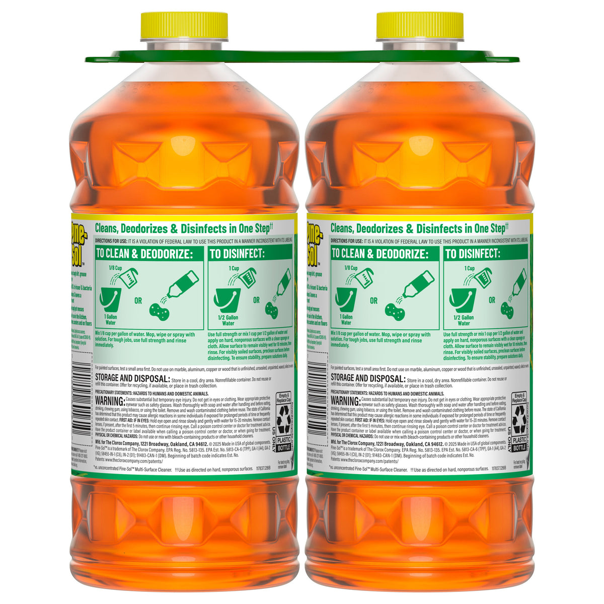 Pine-Sol Multi-Surface Cleaner, 2X Concentrated, Original, 60 fl oz, 2 ct - product image 4