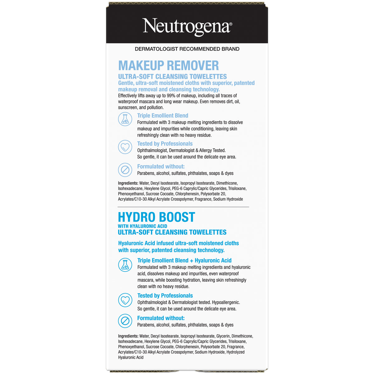 Neutrogena Makeup Remover Towelettes, 125 ct - product image 4