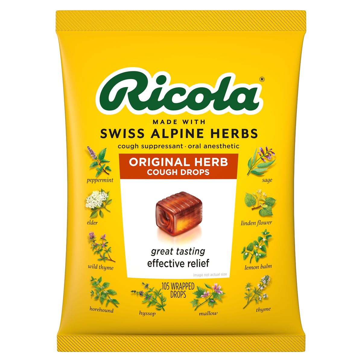 Ricola Original Herb Cough Drops, 105 Drops, 2 ct - product image 4