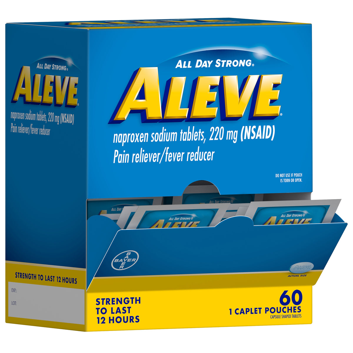 Aleve Naproxen Sodium Caplets, 220 mg, 60 ct - product image 4
