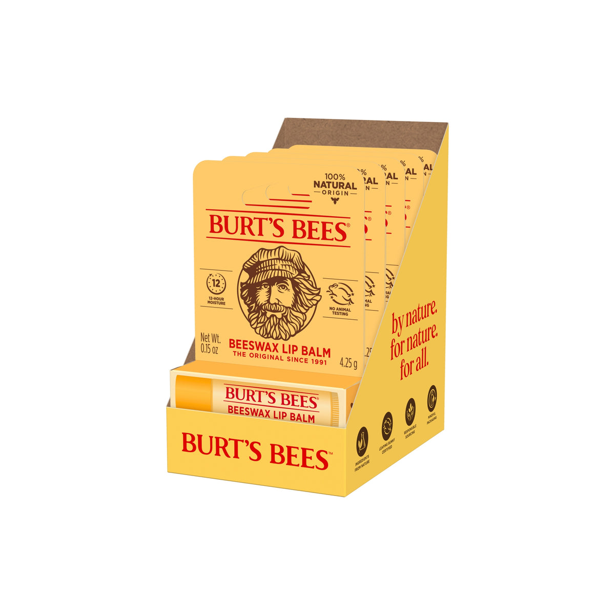 Burt's Bees Beeswax Lip Balm, 0.15 oz, 10 ct - product image 2