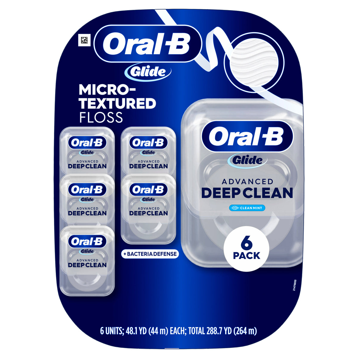 Oral-B Glide Floss, Advanced Bacteria Defense, 6 ct - product image 3
