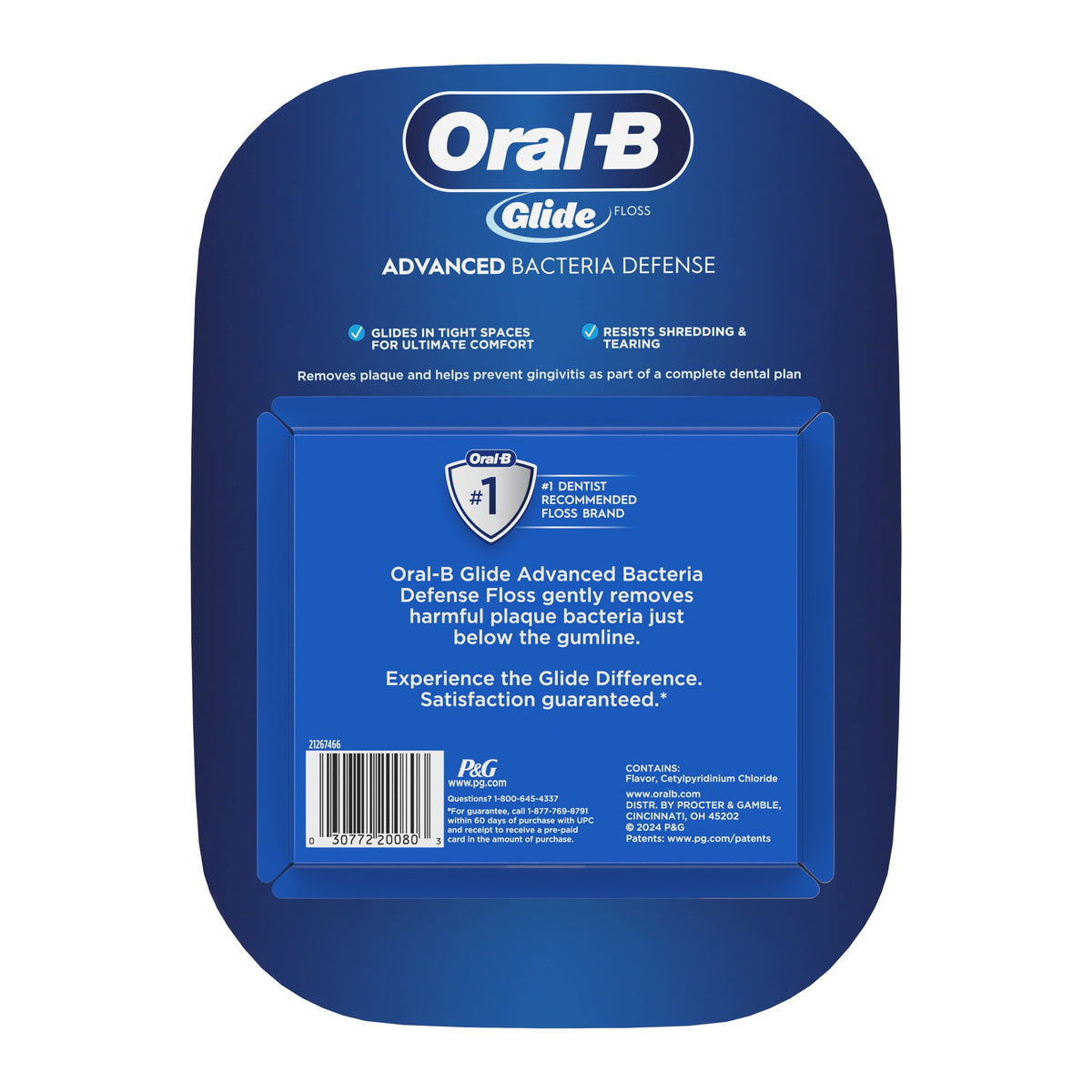 Oral-B Glide Floss, Advanced Bacteria Defense, 6 ct - product image 2