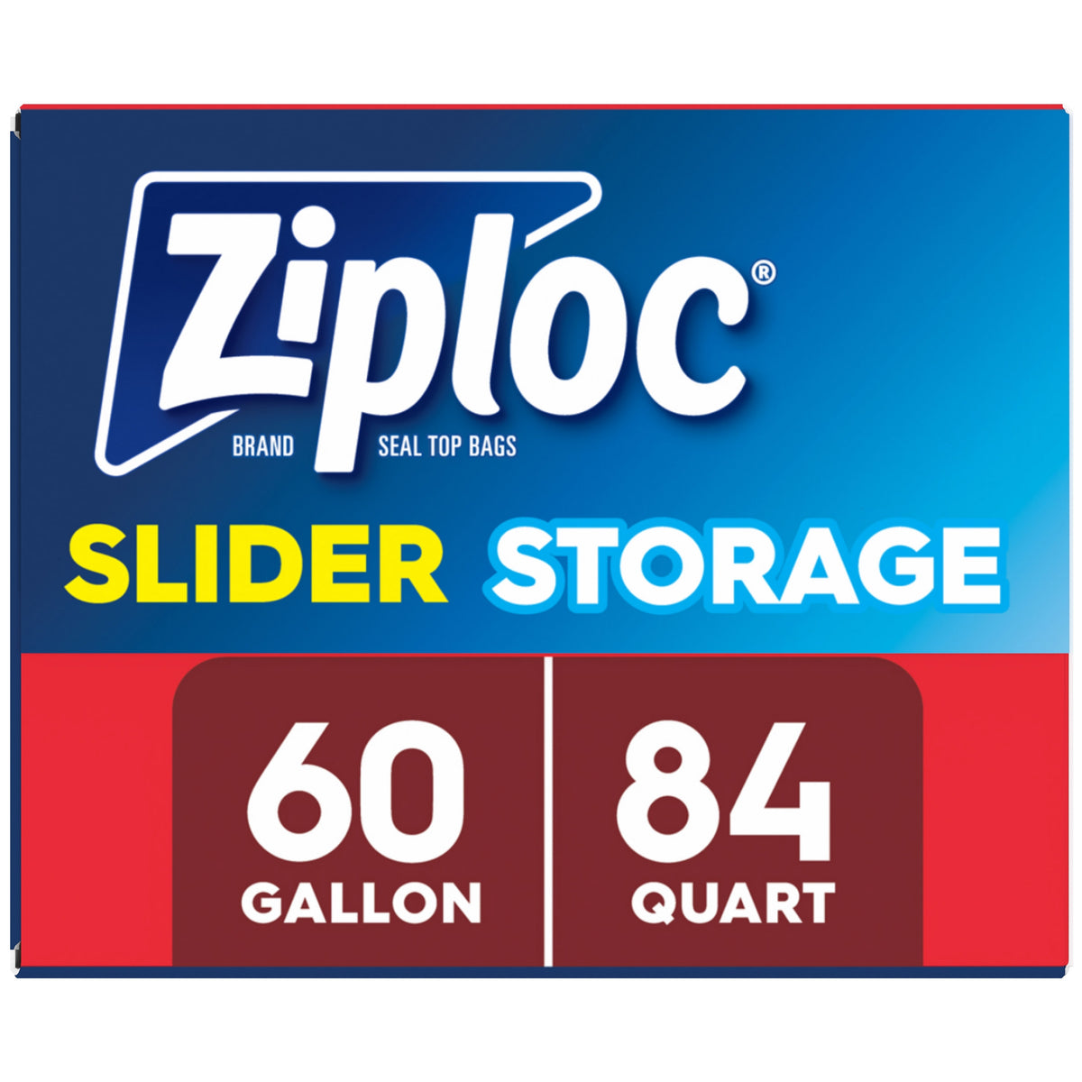 Ziploc Slider Storage Bags, Variety Pack, 144 ct - product image 2