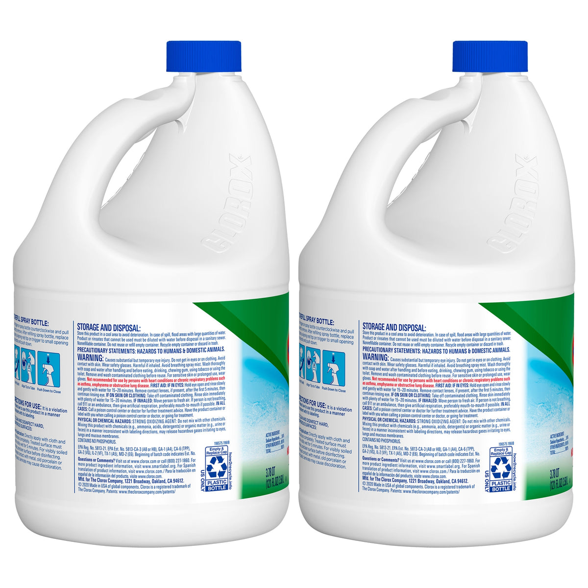 Clorox Clean-Up Cleaner and Bleach, Original Scent, 121 fl oz, 2 ct - product image 6